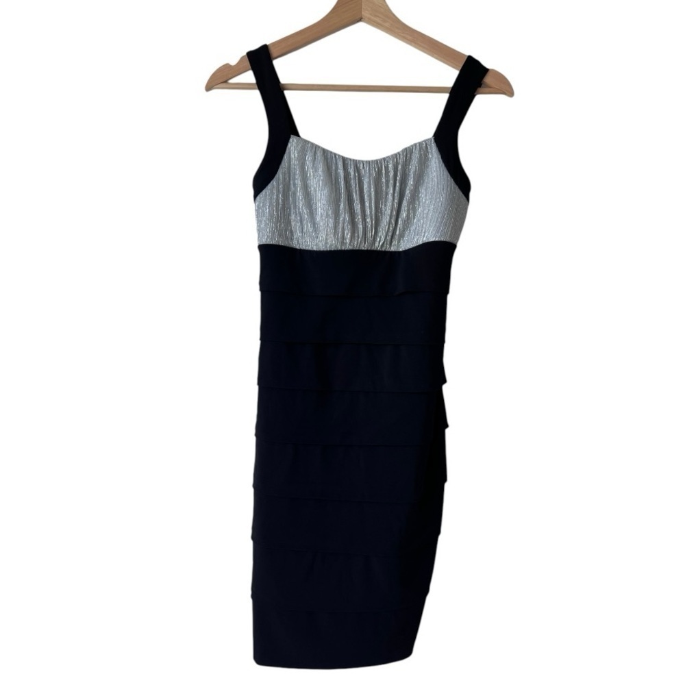 Women's EN FOCUS STUDIO Ruffled Bodycon Mini Dress casual size 4